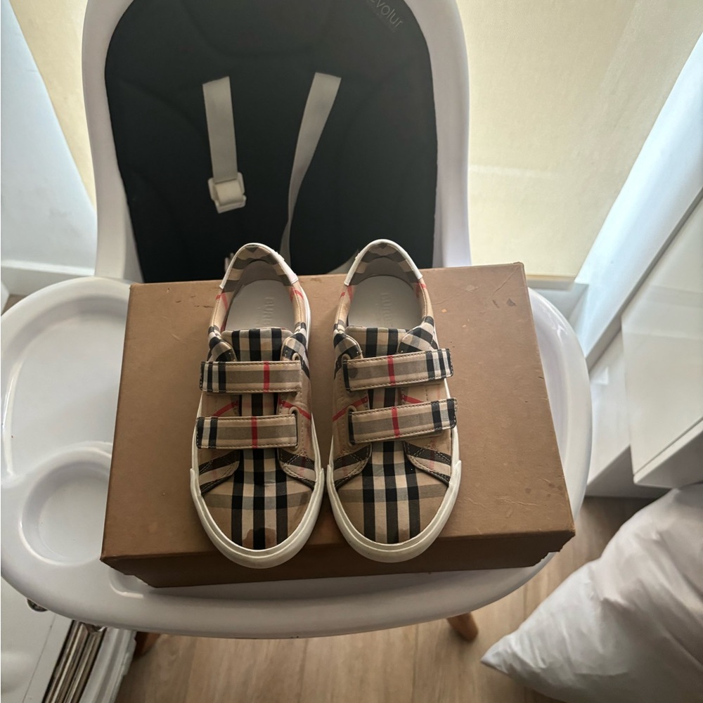 Kids Plaid Sneakers
